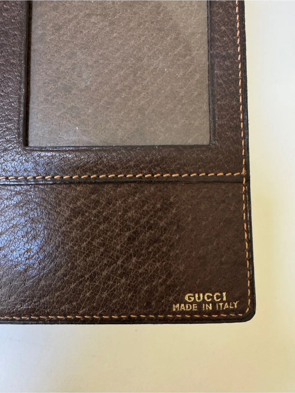 Gucci Leather Wallet, Brown